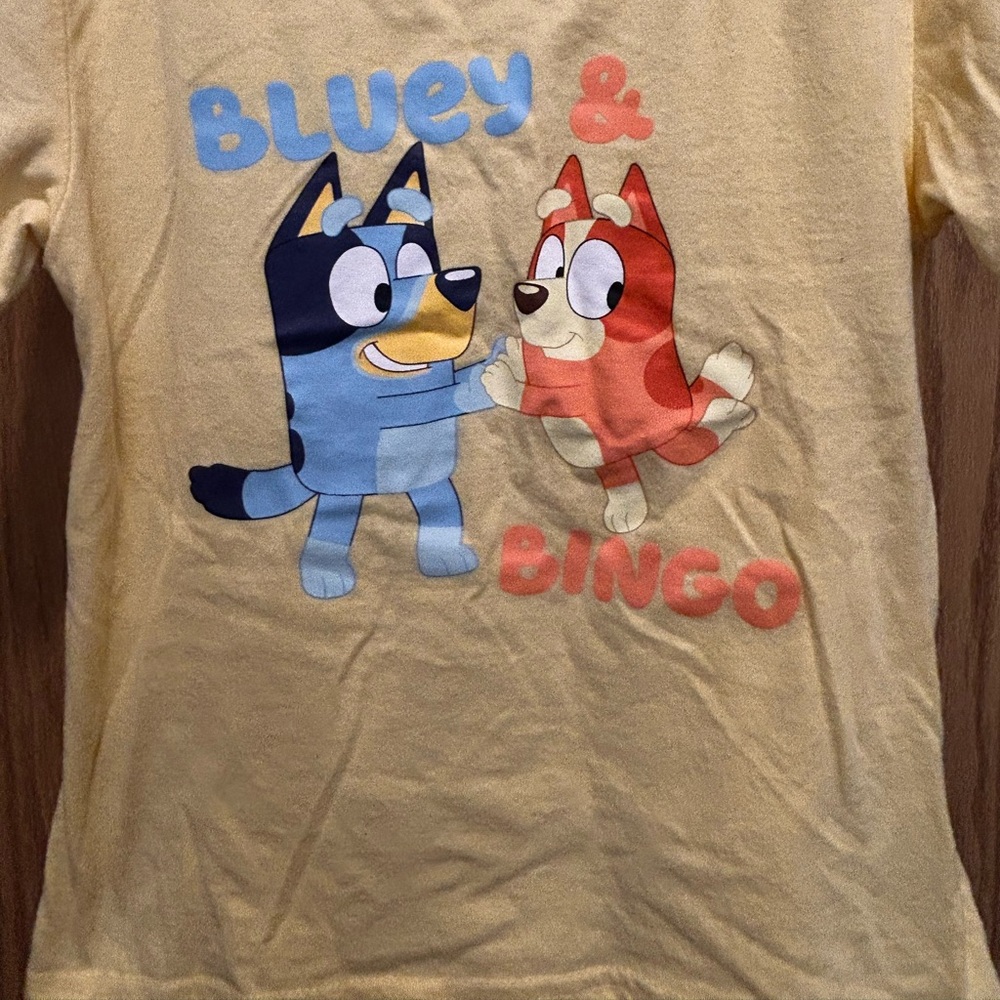 Bluey Kids Yellow T-Shirt